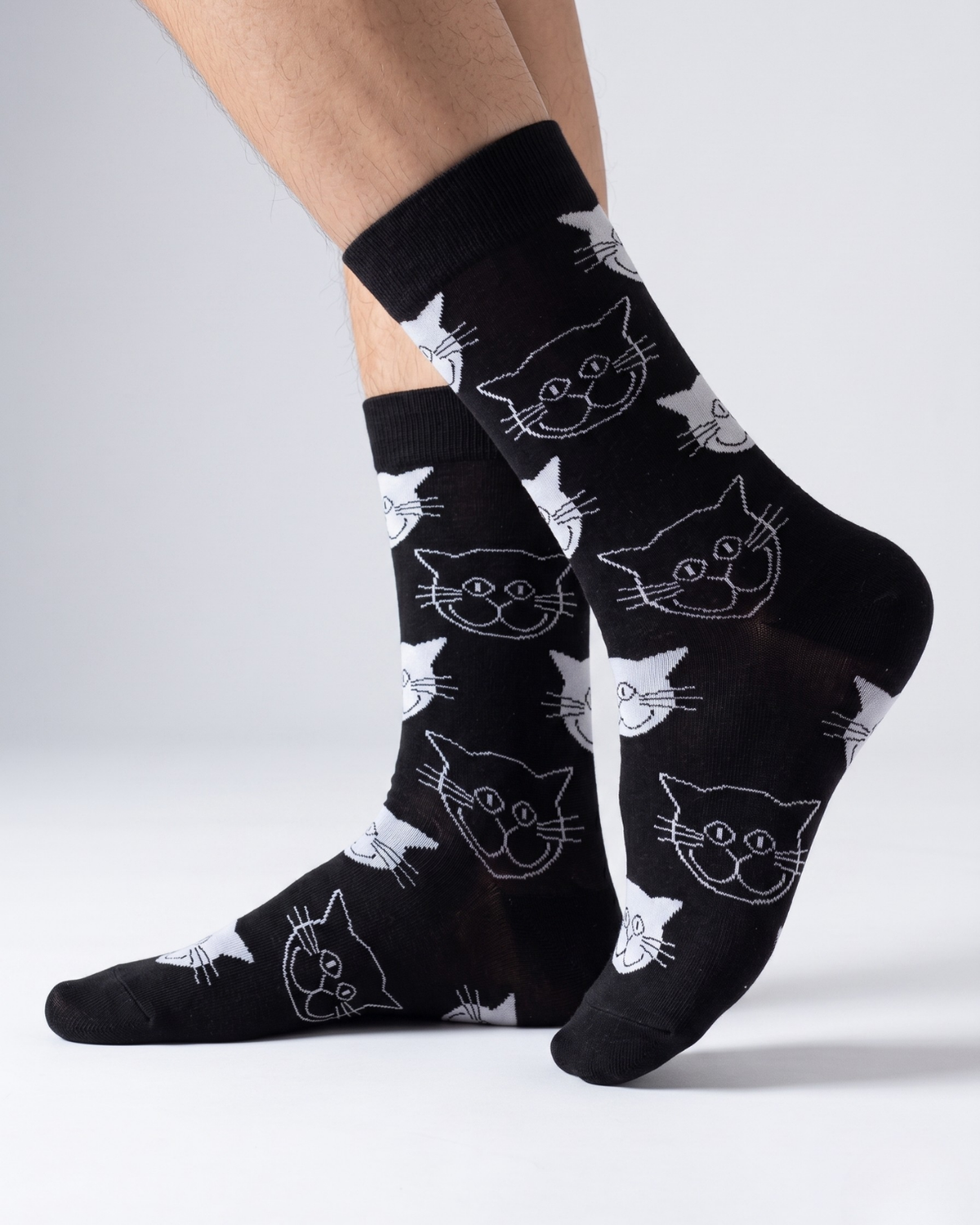 CALCETINE EL GATITO - NEGRO